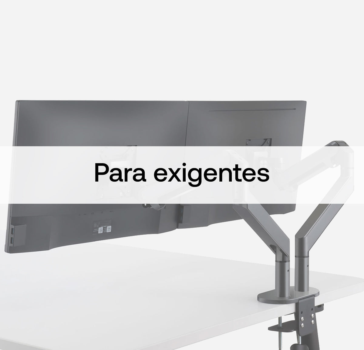 Brazos para monitor/laptop Premium | Ergonomics Chile