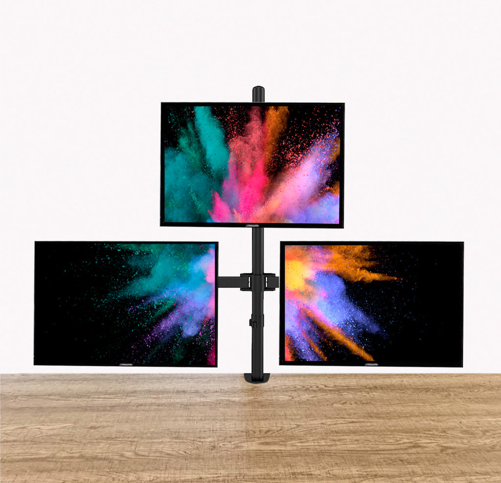Brazo monitor triple BR06-3